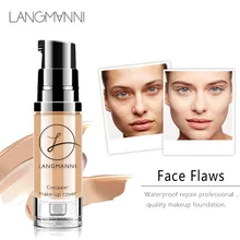 

Langmanni powder foundation base makeup Foundation solution Concealer Brighten Skin, Waterproof and Makeup-Free BB Cream