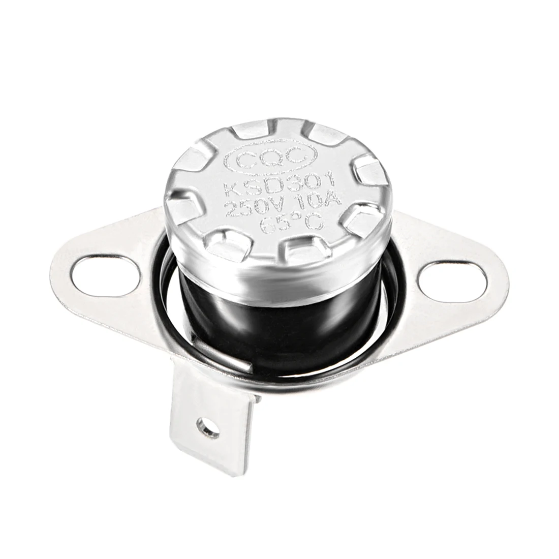 Uxcell 5 шт. переключатель контроля температуры KSD301 40 °C-150 °C термостат 250V 10A нормально закрытый прямоугольный штырь большой емкости