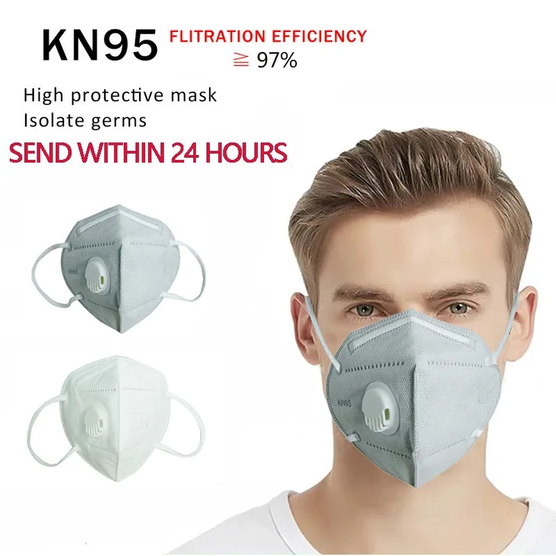 

10 Pcs KN95 KF94 Mask 97% Filter 6 Layers of Protection Plus 1 Layer of Activated Carbon Gas Anti Smoke Mask Antivirus Mask