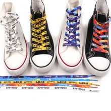 1 пара Премиум 6 мм плоские печатные буквы шнурки кроссовки плоские шнурки струны галстук беговые струны обувь аксессуары