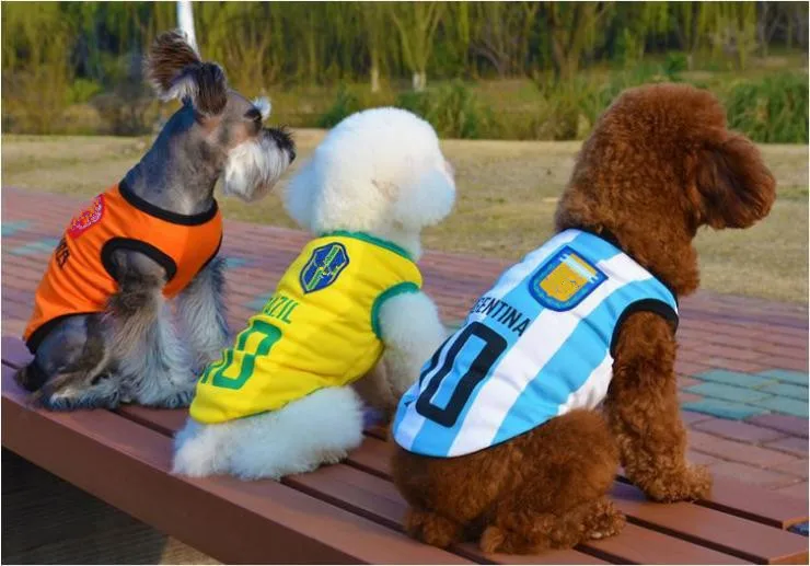 Национальная футбольная команда, футболка для питомцев, собак, футболки для питомцев, жилетка для собак питомец, одежда, костюм, одежда для женщин, мужчин, собак и кошек