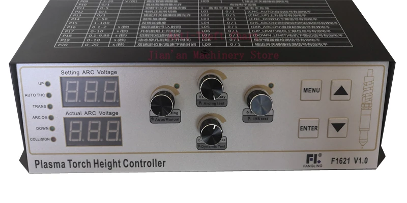US $145.35 F1620 Upgrade F1621 THC automatic Arc cap voltage plasma torch height controller Plasma cutting machine cutter LED display