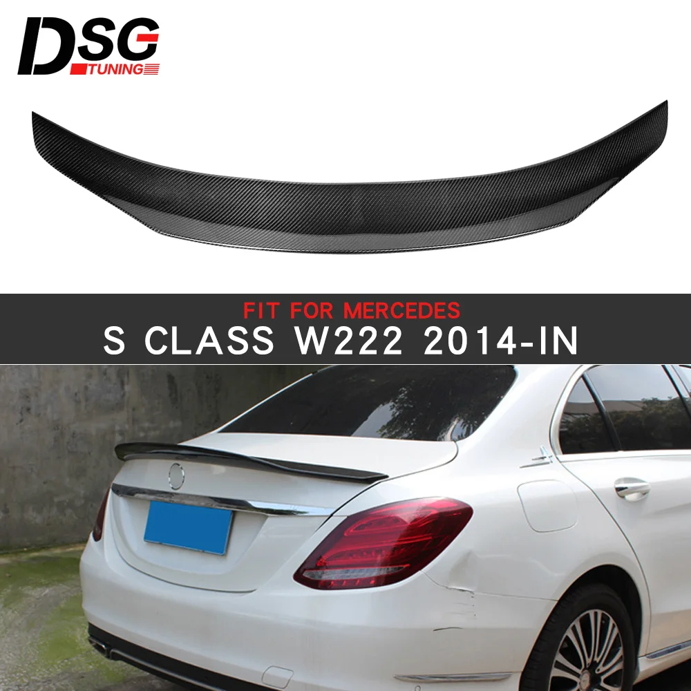 Для Mercedes S class W222 PSM дизайн задний багажник Спойлеры из углеродного волокна S300 S350 S400 S500 S550 S63-настоящее время