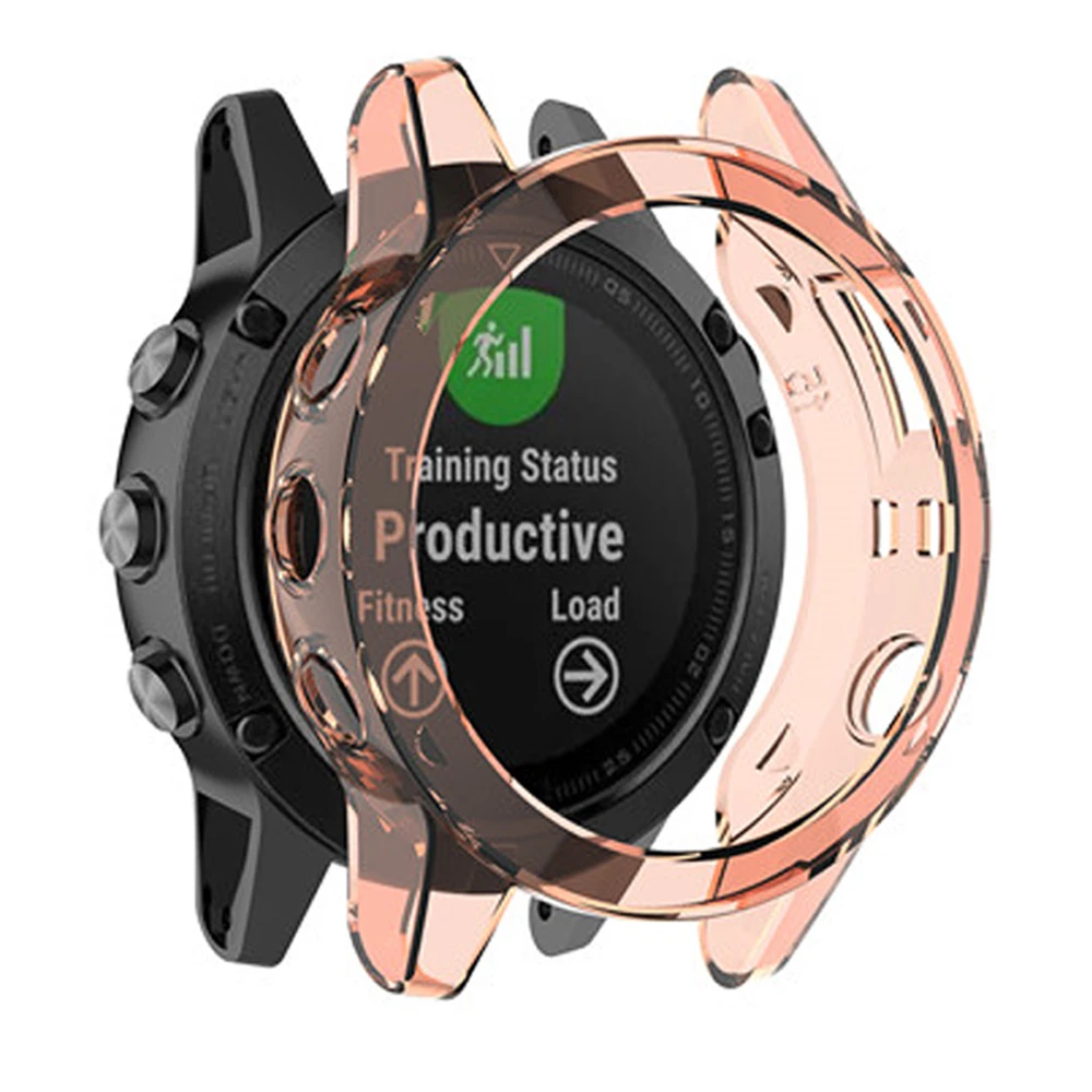 Чехол для часов из ТПУ для Garmin Fenix 6 6s 6x Pro, чехол для смарт-браслета, защитная рамка, сменные противоударные прозрачные чехлы для часов