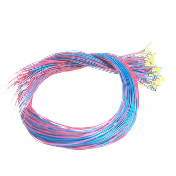 

40pcs/lot 0402 0603 0805 1206 SMD Model Train HO N OO Scale Pre-soldered Micro Litz Wired LED Leads Wires 20cm