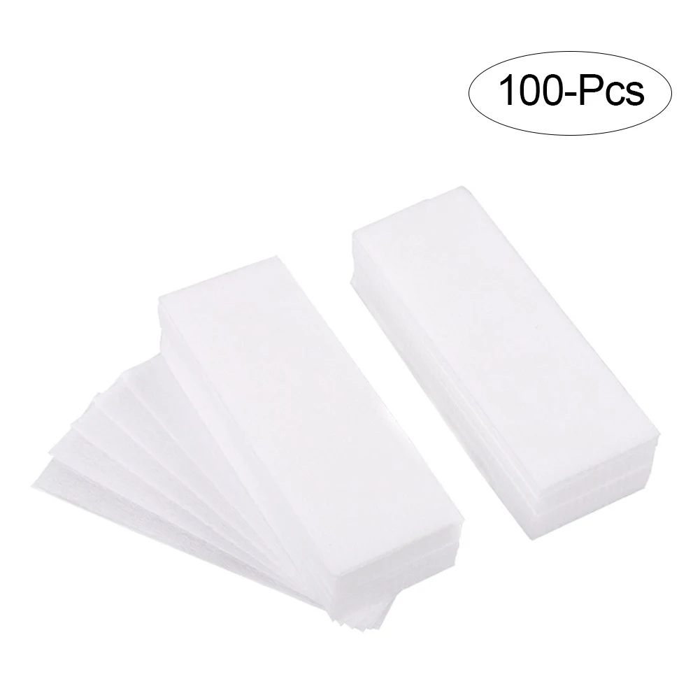 100Pcs Disposable Thickened Non-Woven Fabric Beauty Body Mini Small Area Face Depilatory Cloth Depilatory Wax Depilatory Paper 5