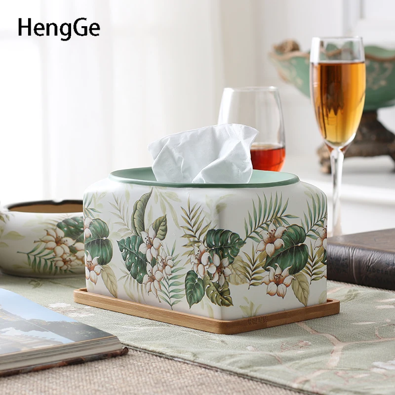 

Коробка для салфеток из американской смолы в стиле ретро с красочным рисунком священного оленя, украшение для обеденного стола, держатель для салфеток, коробка для салфеток, крышка, украшения