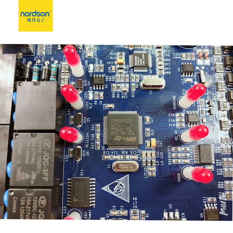 Nordson Original New Design Smart Network Wiegand TCP/IP Access Control Board One/Two Doors Access Controller 8 Extension Port