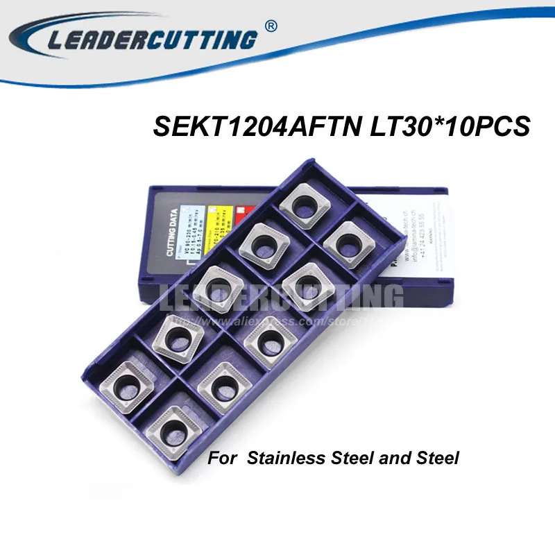 SEKT1204AFTN LT30 SEKN1504AFTN SEKN1203AFTN * 10 шт. вставки для фрезерного станка|milling insert|milling bladescutters