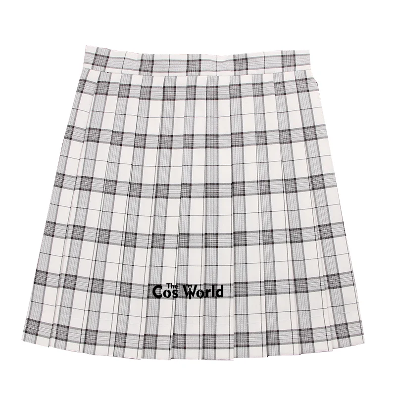 High Waist Pleated Plaid Skirts 