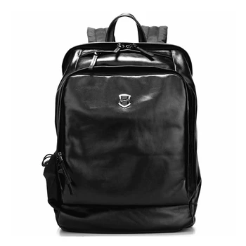 

Bison Denim Large Capacity Genuine Leather 17 inches Backpack Men Business Travel Laptop Backpack School Backpack Male Fashion