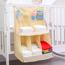 Органайзер для подгузников для детской кроватки, большая кровать, сумка для подвешивания, водостойкое постельное белье, практичная прикроватная Профессиональная детская ткань