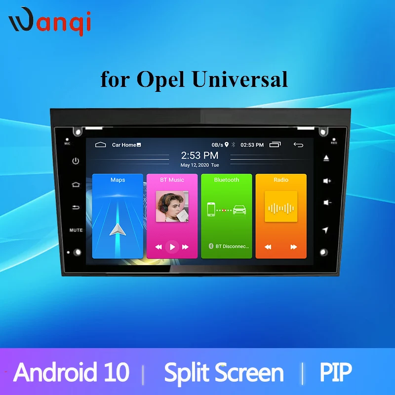 Автомагнитола Wanqi 2DIN 7 дюймов Android 10 0 GPS без DVD | Автомобили и мотоциклы