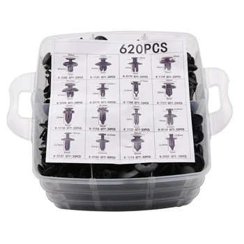 

With Removal Plier Rivets 620Pcs Set Auto Car Retainer Fasteners Clips
