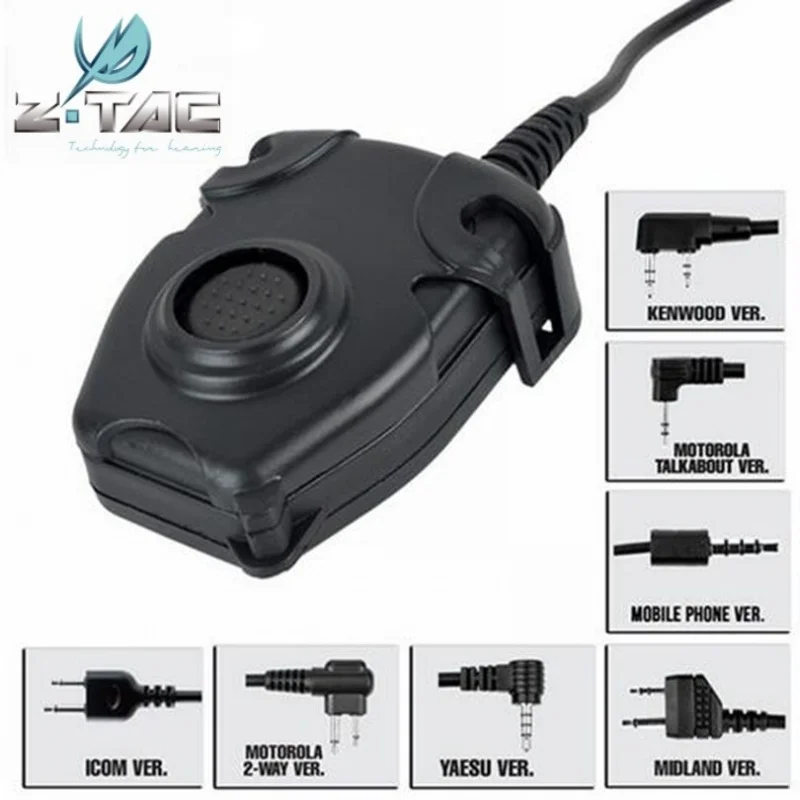 Z Tactical Softair Ptt Cuffie Militari Ptt Ztac Airsoft Accessori Per Cuffie Kenwood Z112 Radio Cuffie Per Aviazione Militare