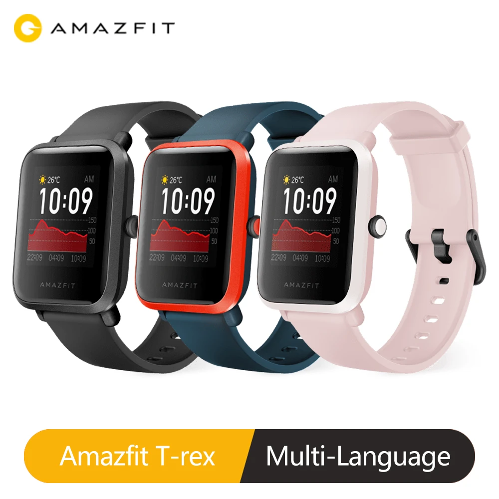2020 Amazfit Bip S Smart Watch GPS 5 ATM resistente al agua 31g batería  ligera de 40 días vida 10 modos de Control de música|Relojes inteligentes|  - AliExpress
