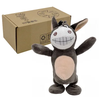 

Electric Recording Small Donkey Plush Toy Will Talk To Learn Tongue Will Walk To Sing Funny Stupid Little Scorpion