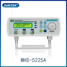 Juntek mhs5200a25mhz dds função gerador de sinal controle digital duplo-canal contador de freqüência/medidor de pulso de forma de onda arbitrária