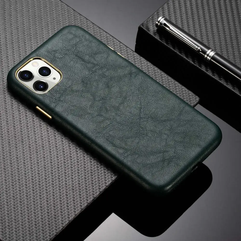 Роскошный кожаный чехол для телефона iPhone 11 Pro MAX XSMAX XR XS X 8 7 Plus Ультратонкий из