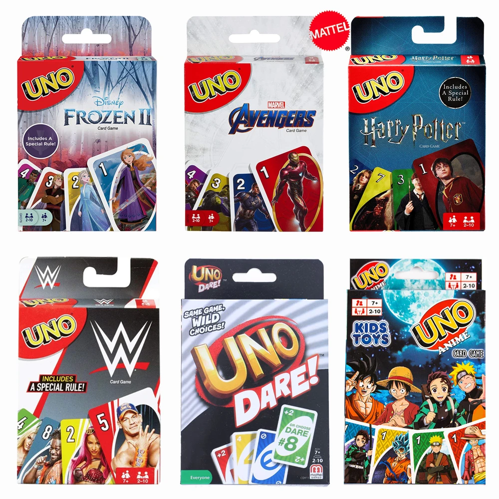 Mattel Games UNO семейвечерние праздничные карточные игры|Игры для вечеринки| | АлиЭкспресс