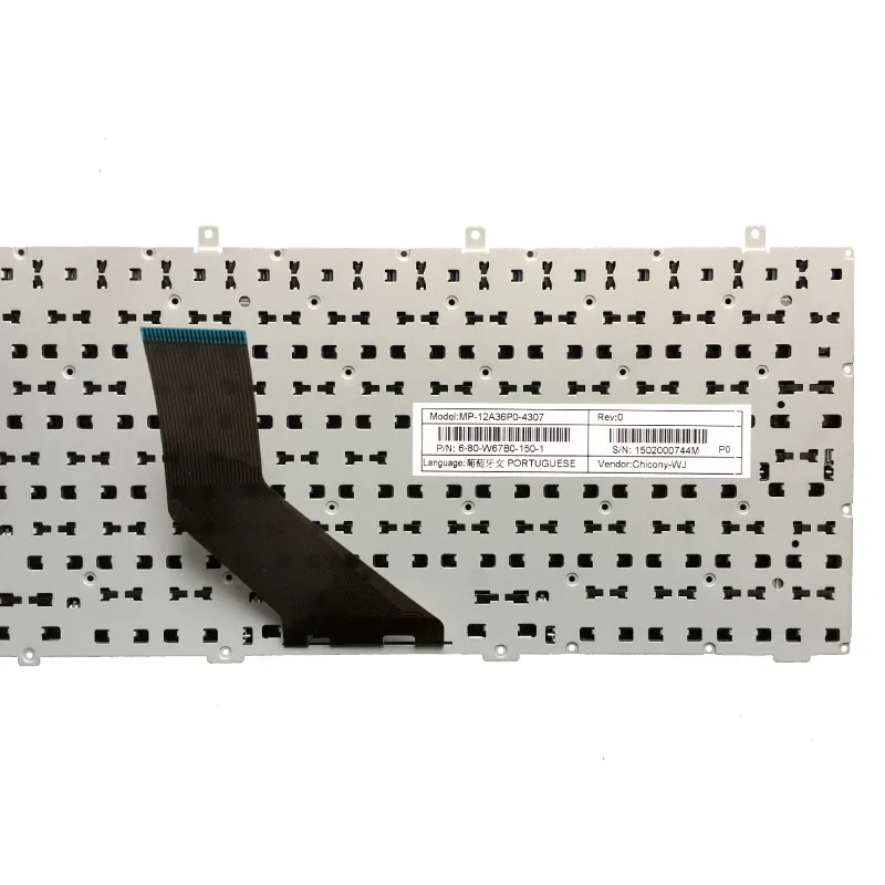 Русская RU Клавиатура для DNS Clevo W350 W350ST W350SK W370 W370ST W670 W350SKQ W350STQ MP 12A36SU 4301W 6 80 W37S0 281 1