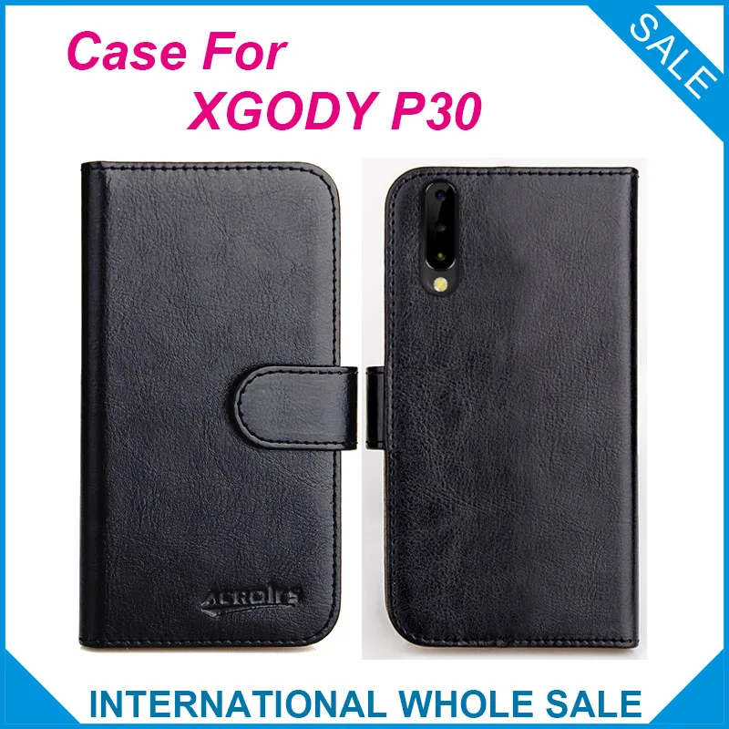 

Original! XGODY P30 Case 6 Colors High Quality Flip Leather Wallet Case For XGODY P30 Cover Slots Phone Bag