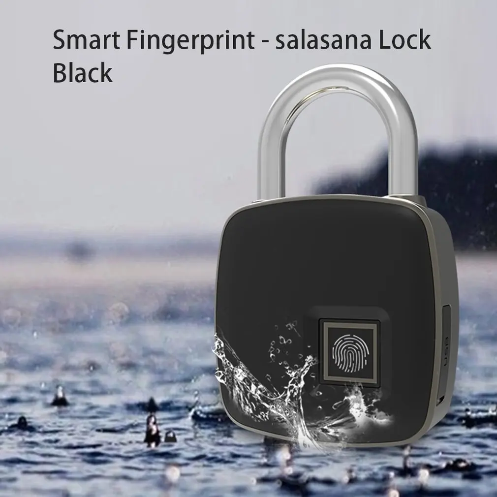 

Smart Lock Keyless Fingerprint Lock IP65 Waterproof cerradura inteligente Anti-Theft Security Padlock Door Luggage Case Lock