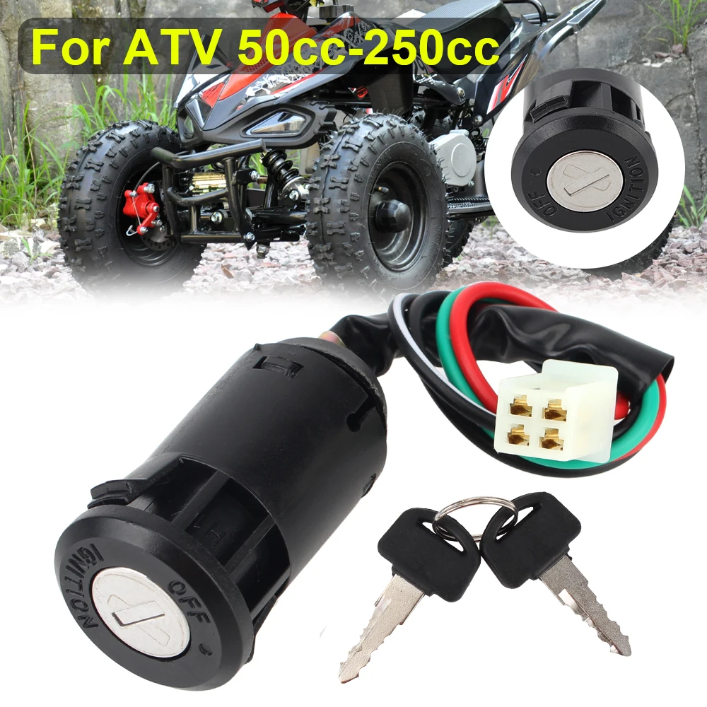50cc-250cc ATV For Suzuki For Honda Motorcycle With Wire Start Switch Door Locks Ignition Switch Key motorcycle ignition switch,electric door lock,motorcycle switch,motorcycle key,scooter lock set