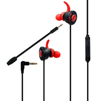 

Professional Gaming Headset In Ear Earphones With Microphone 3.5mm Wired Handsfree Music Earbuds For PUBG Smartphone Games Gamer