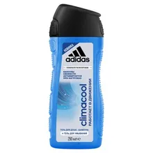 Гель для душа,шампунь и гель для умывания «Climacool» Adidas, 250 мл
