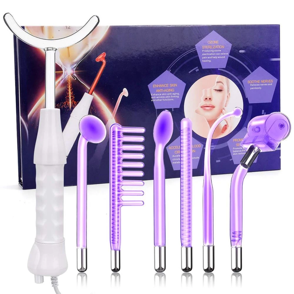 Frekuensi Tinggi Elektroda Kaca Tabung Ungu Violet Light Jerawat Tongkat Perawatan Kulit Tempat Jerawat Remover Facial Spa Kecantikan Mesin Aliexpress