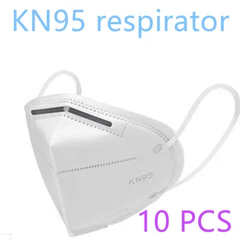 

10 PCS / bag Kn95 mask PM2.5 protective mask dust mask 5-layer filter 24 hours delivery