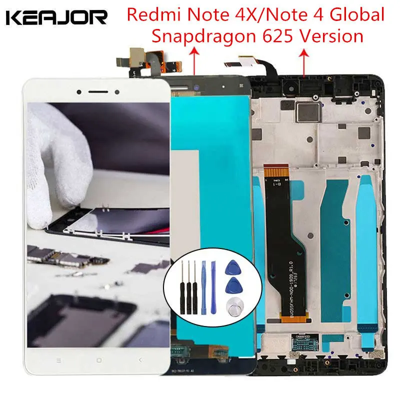Cena Dla Xiaomi Redmi Note 4X ekran LCD Redmi Note 4 ekran z ramką dla Redmi Note 4 wersja globalna 5.5 Snapdragon 625