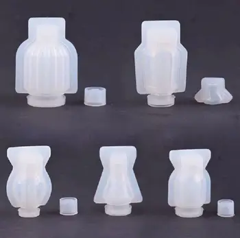 

Pack of 5 Handmade Small Bottle Container UV Resin Epoxy Resin Casting Mould Silicone Mold Jewelry Casting Art Craft