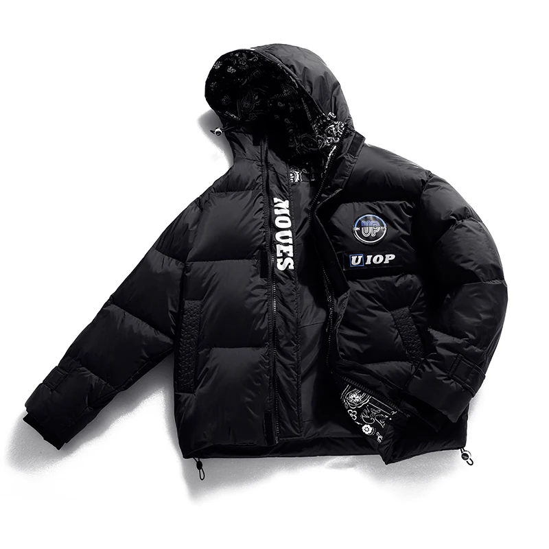 Winter Men White Duck Down Jacket Men's 