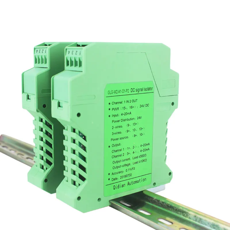 Current Meters GLG 420mA Analog Signal Isolator Isolation 010V DC