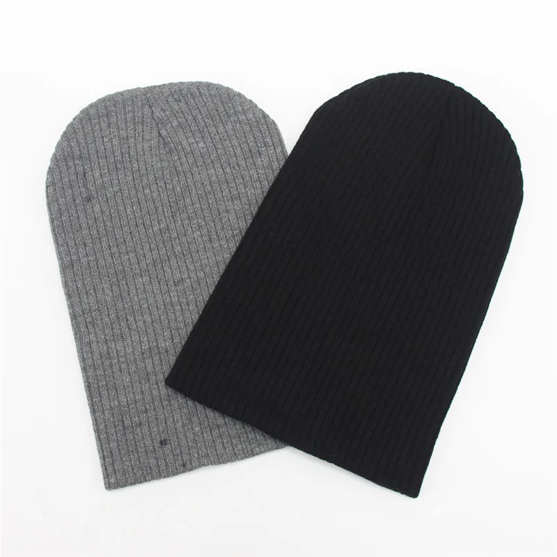 New Fashion Women/Men Knitting Beanie Stretch Cap Hats Hip-Hop Winter Warm Caps Unisex Women Feminino Bone