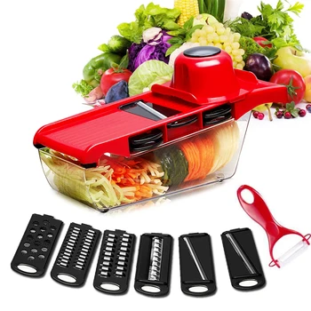 

Kitchen Accessories Multifunction Vegetables Cutter Fruit Potato Slicer Peeler Garlic Grind Onion Grater Chopper Kitchen Tools