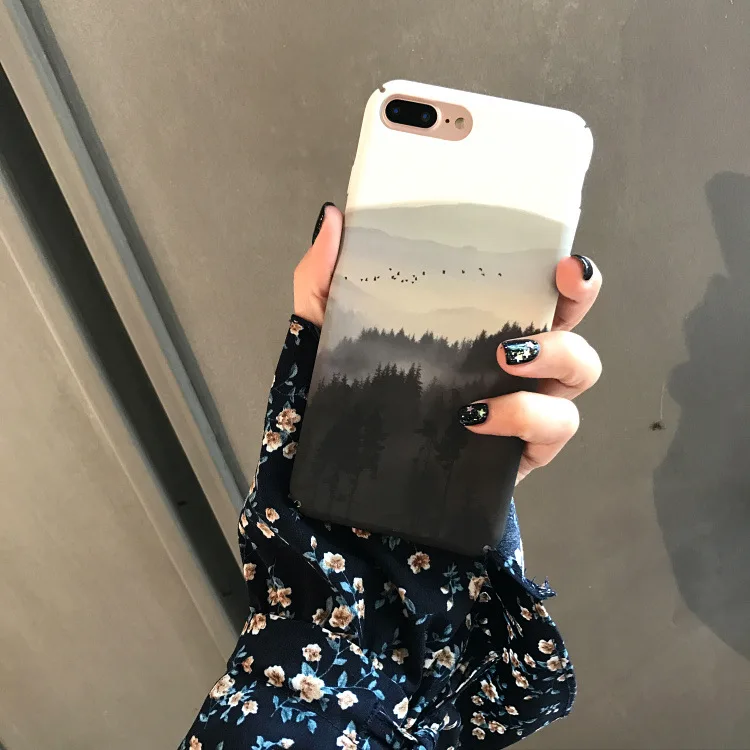 Жесткий чехол Art Moon для iphone 7 8 6 s Plus Apple XR X XS Max 7Plus 8plus мужчин и женщин | Мобильные