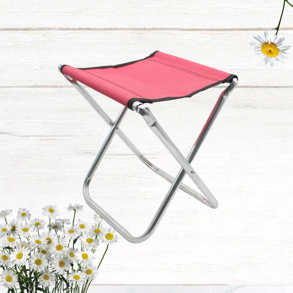 

1 Pc Camping Chair Multifunctional Colored Durable Hiking Seat Outdoor Stool Fishing Chair for Camping