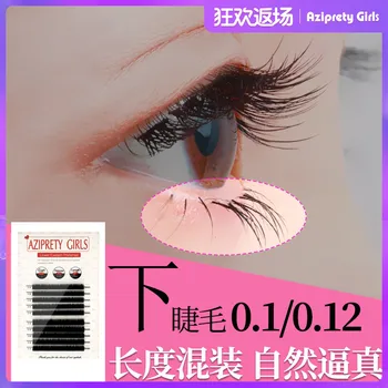 

Eyelashes Planting False Eyelash Fibroin Lower Lashes for J5 6 than Mink Fur Rabbit Fur Also Soft
