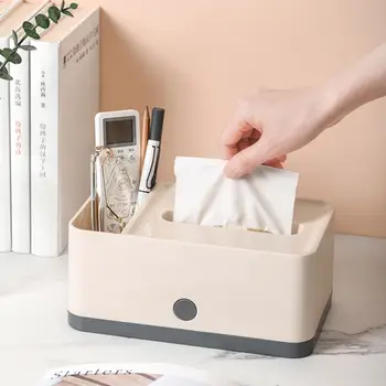 

Countertop Hand Towel Tray Removable Desktop Kitchen Paper Removal Household Wipes Paper Towel Spring Vertical Desktop