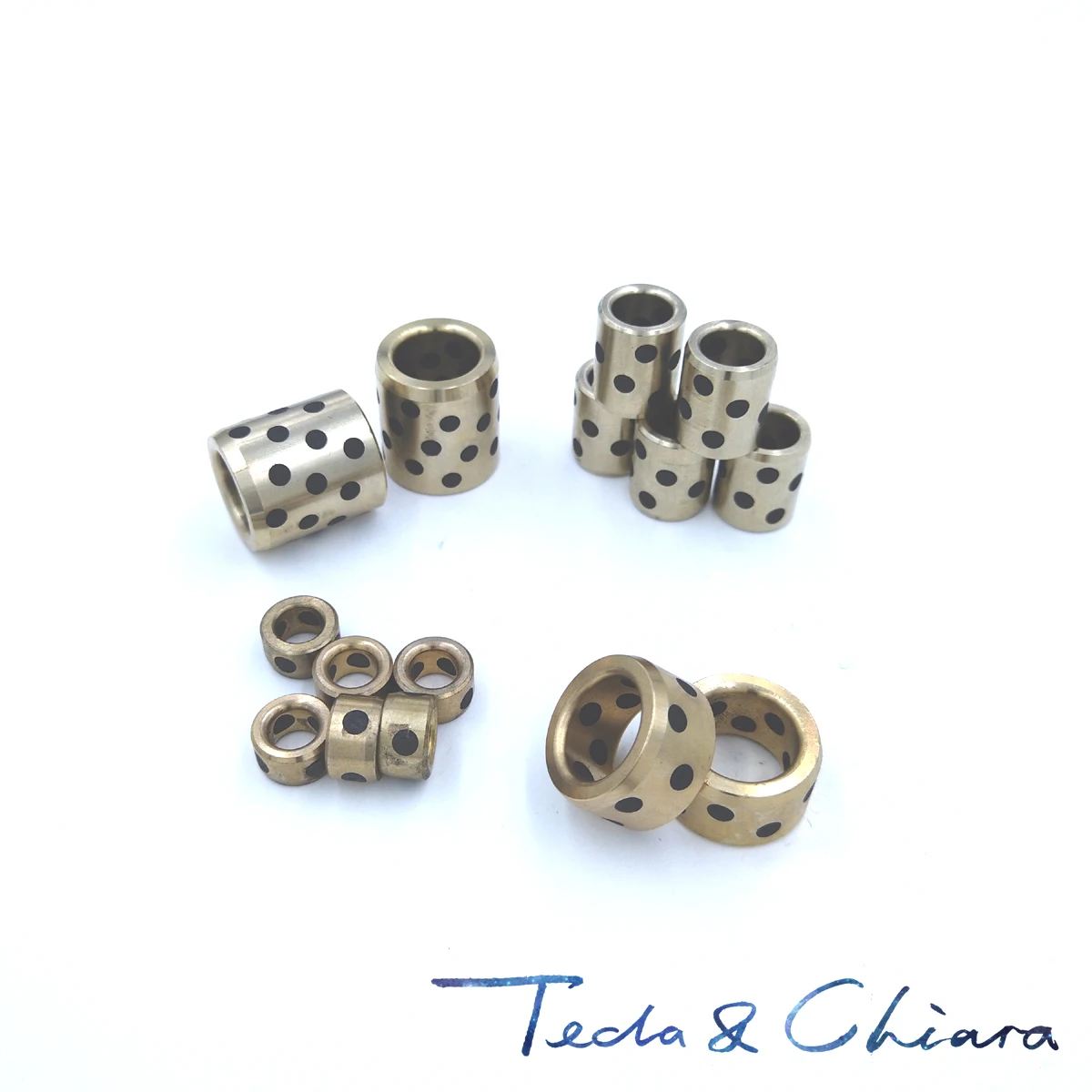 Ochoos 5Pcs JDB JDB081215 081215 8 x 12 x 15mm Graphite Lubricating Brass Bearing Bushing Sleeve Oilless Ochoos 5Pcs JDB JDB081215 081215 8 x 12 x 15mm Graphite Lubricating Brass Bearing Bushing Sleeve Oilless