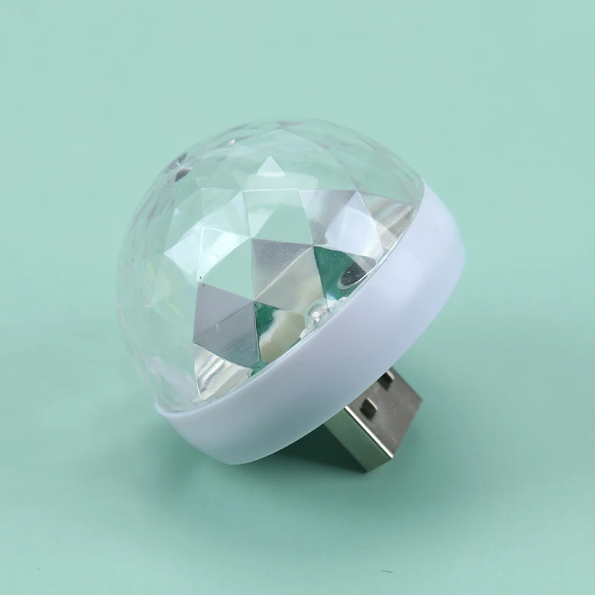 1 шт. Мини многоцветный USB LED Автомобильный интерьерный светильник ing атмосферный