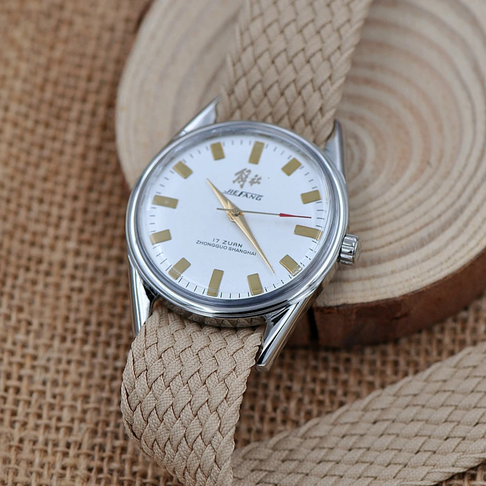 ヴィンテージ上海腕時計メンズ8120ハンド風機械式腕時計アンティーク36