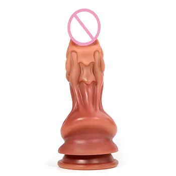 Monster Dildo Animal Realistic Silicone Big Penis Adult Sex Toys For Couples Strapon Lesbion Fake Dick Masturbation Sex Massager 3