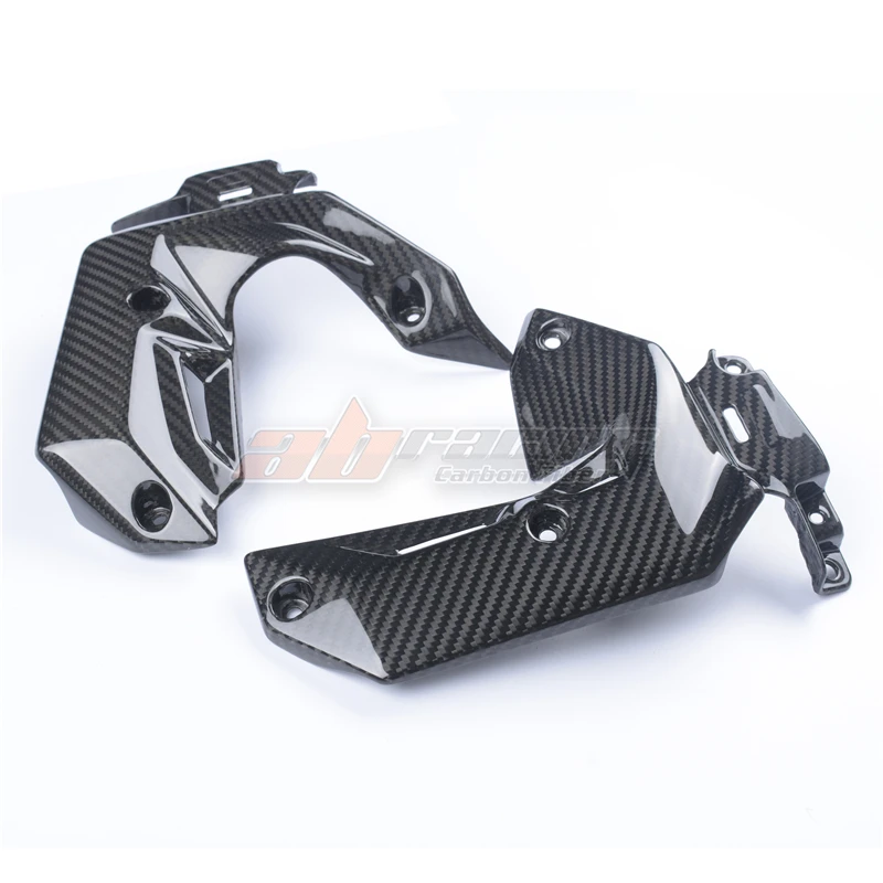 Боковая крышка радиатора мотоцикла для Kawasaki Ninja 650 Z650 2017-2020 из углеродного волокна