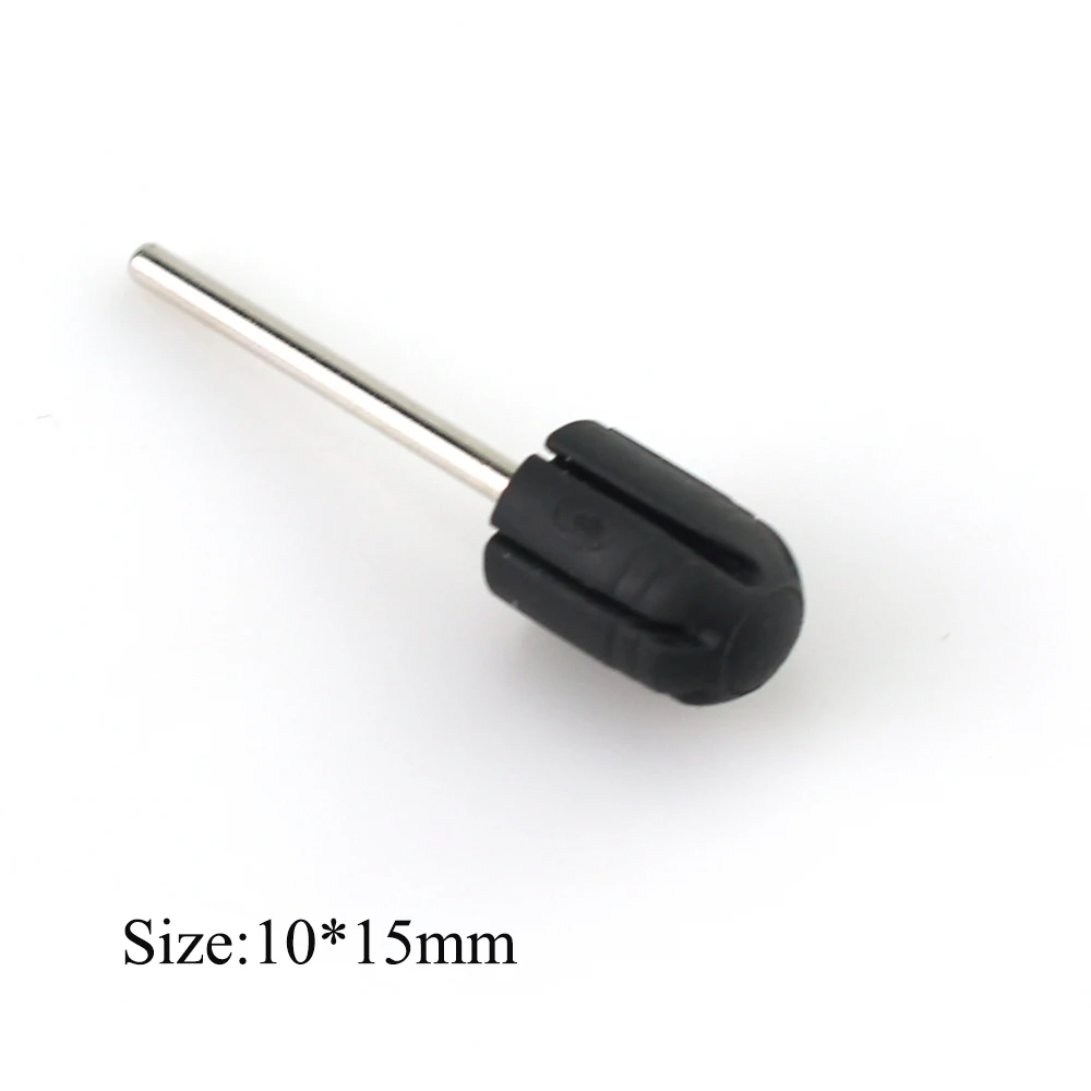High Quality 1PCS Rubber Drill Bit Match Nail Sanding Cap Accessrry Electric Nail Drill Manicure Pedicure Art Tools 4