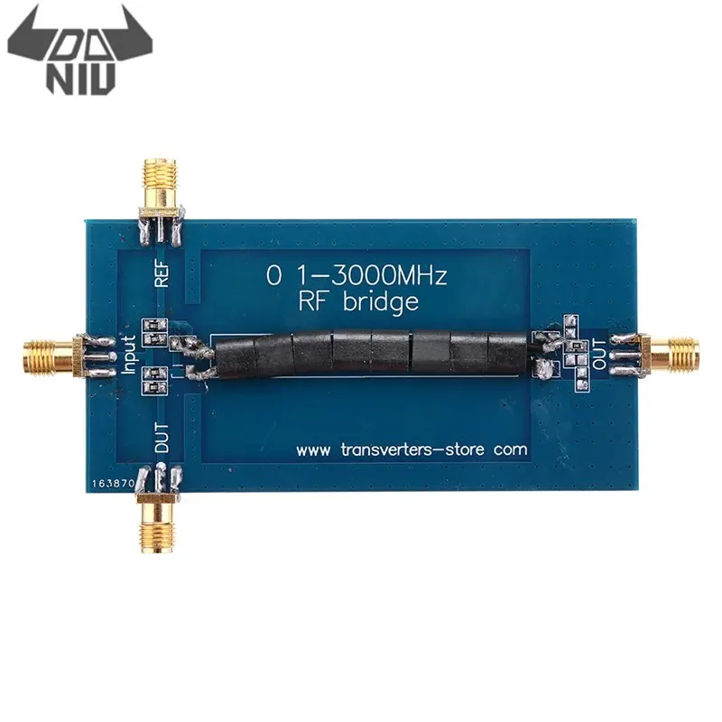 

DANIU RF SWR Bridge 0.1-3000MHz Return Loss Bridge Reflection Bridge Antenna Analyzer VHF VSWR Return Loss