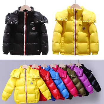 

Fashion Boys Jackets Kids Warm Winter Outerwear Cartoon Thicken Hooded Girls Down Coat Children Costume
